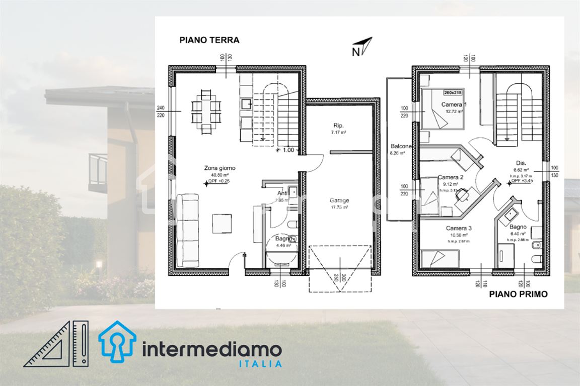 VILLA SU DUE LIVELLI CON GIARDINO PRIVATO - Villa a schiera Residenziale Dro